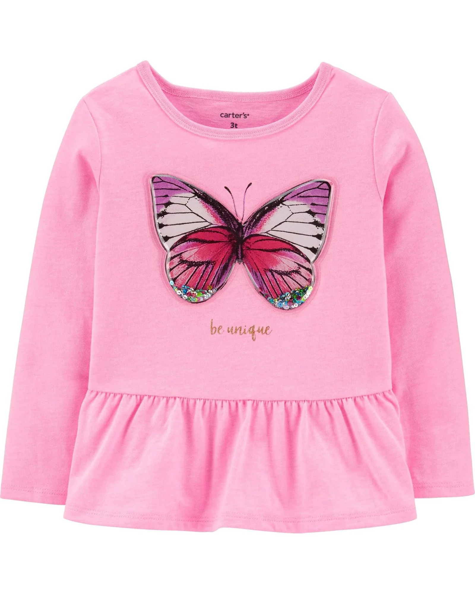Carter's Bluza interactiva Fluturas foto