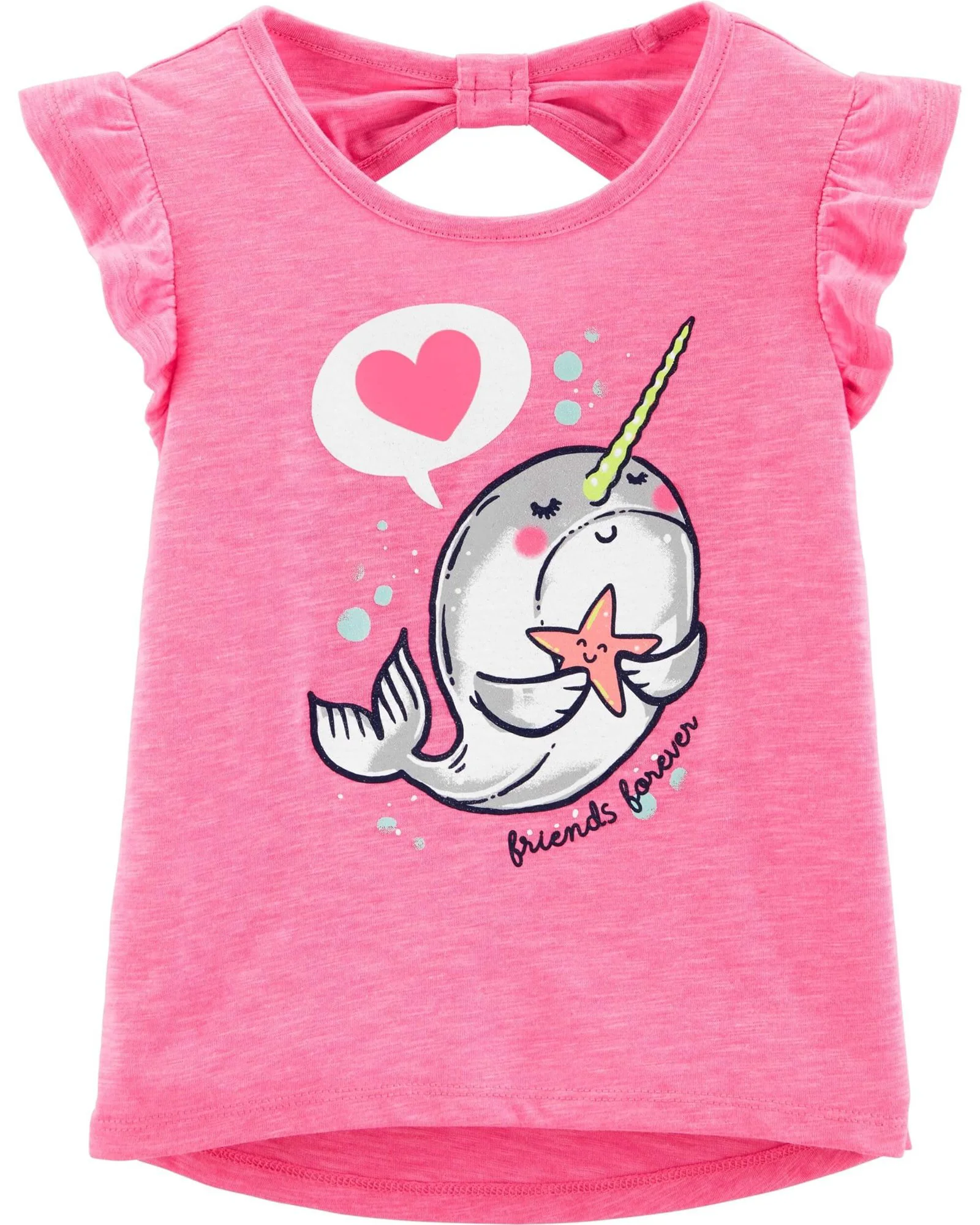Carter's Tricou Narval cu volanase la umeri foto