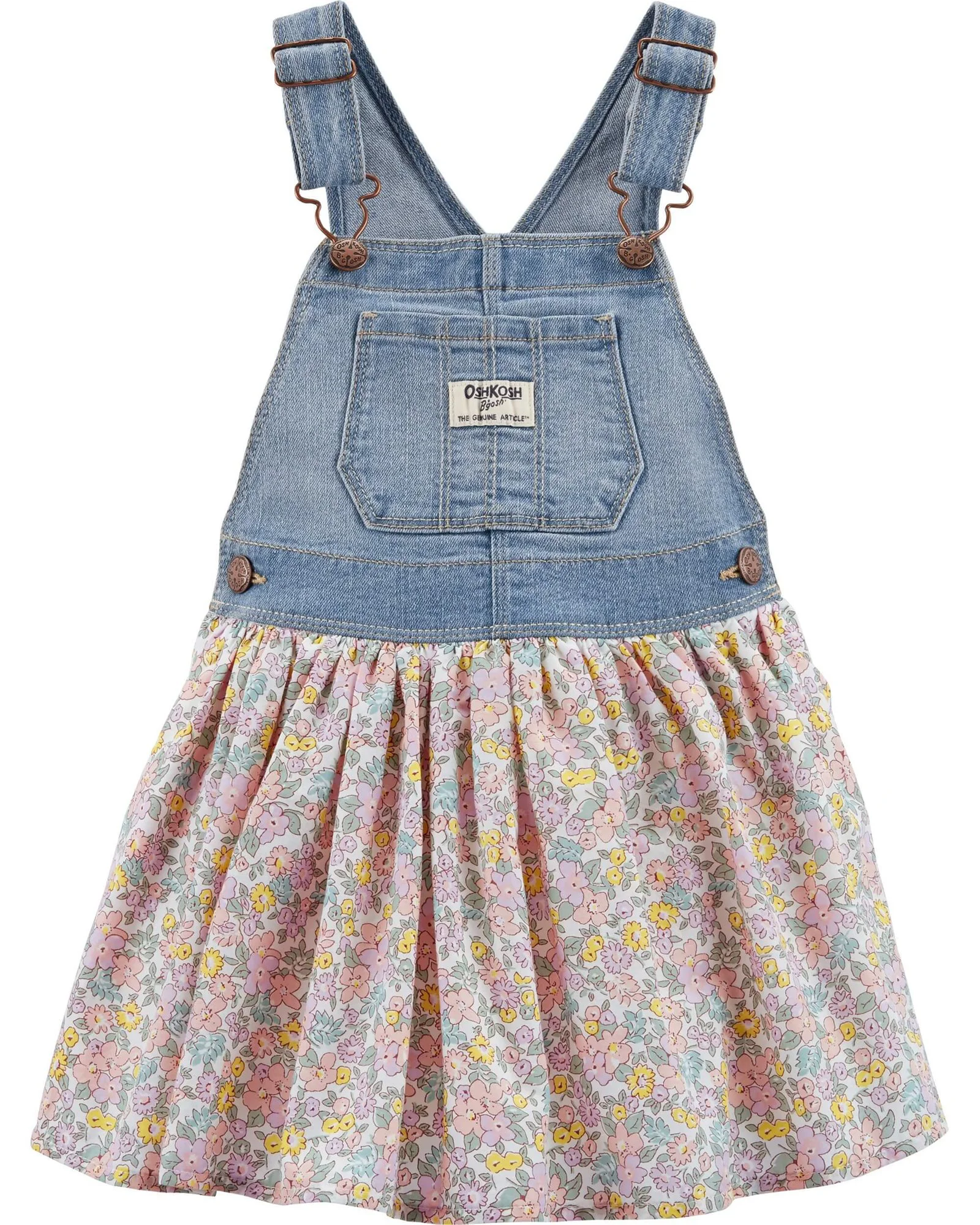 OshKosh Salopeta tip rochita denim/floral