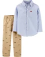 Carter's Set 2 piese - camasa si pantaloni cu print foto