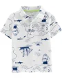 Carter's Tricou tip camasa cu pirati 100% bumbac foto