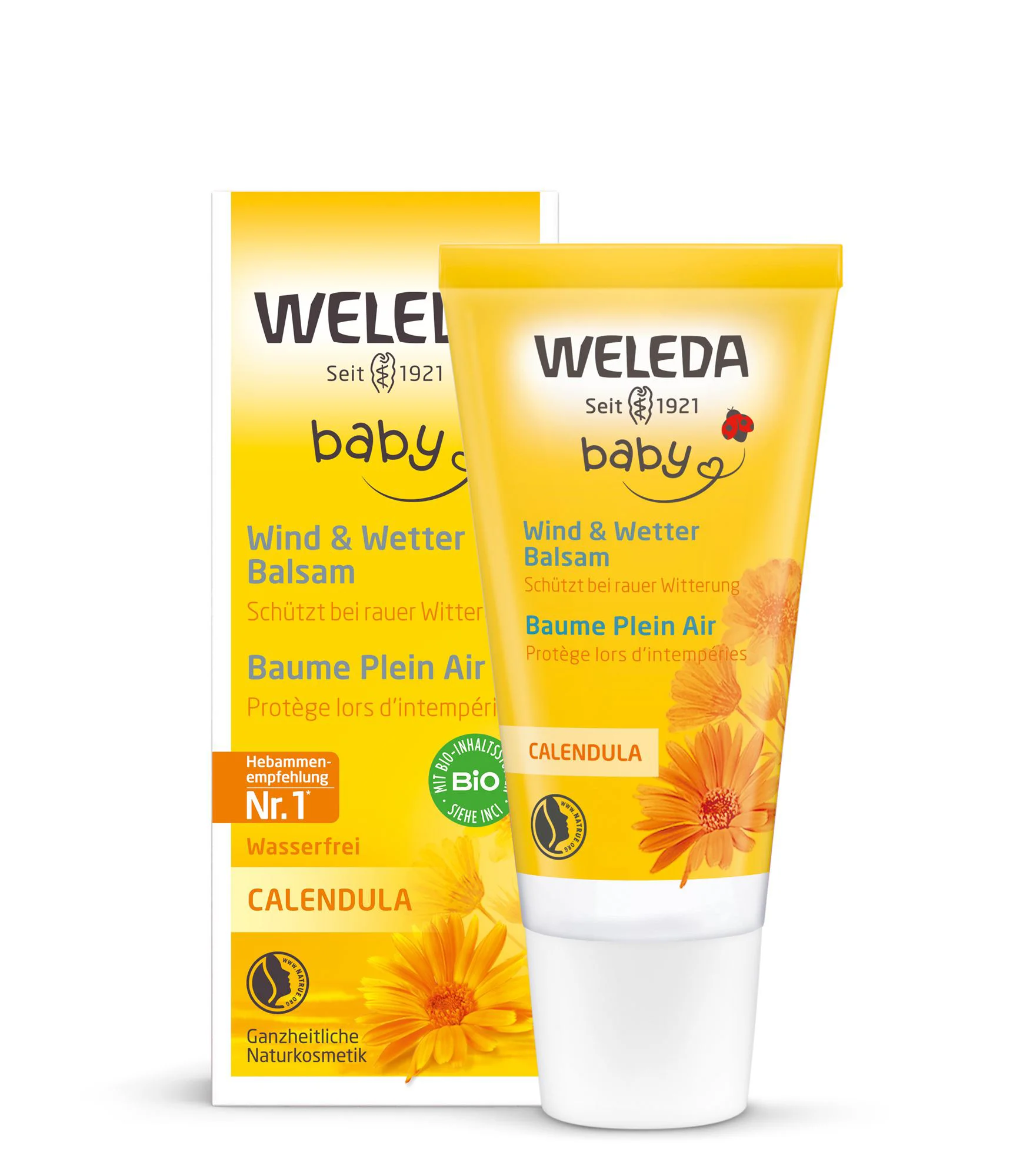 Детский защитный бальзам Weleda Baby от ветра и холода с календулой, 30 мл