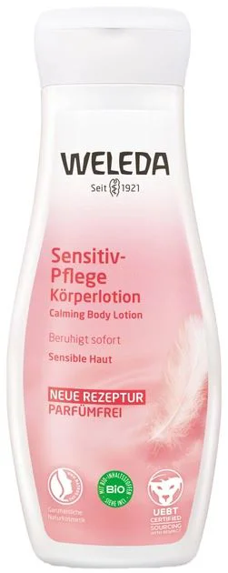 Lotiune de corp cu migdale Weleda pentru piele sensibila, 200 ml foto
