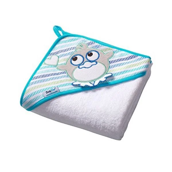 image for Полотенце BabyOno FROTTE с капюшоном Белое, 100x100 см foto