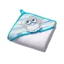 Полотенце BabyOno FROTTE с капюшоном Белое, 100x100 см foto