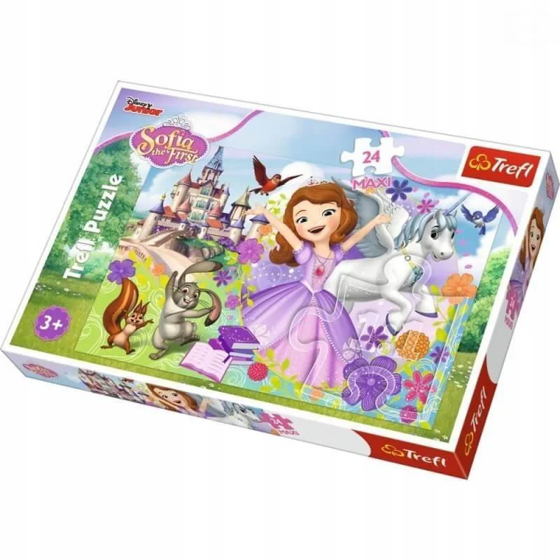 Puzzle Trefl Disney Colorful World of Sofia, 24 MAXI piese