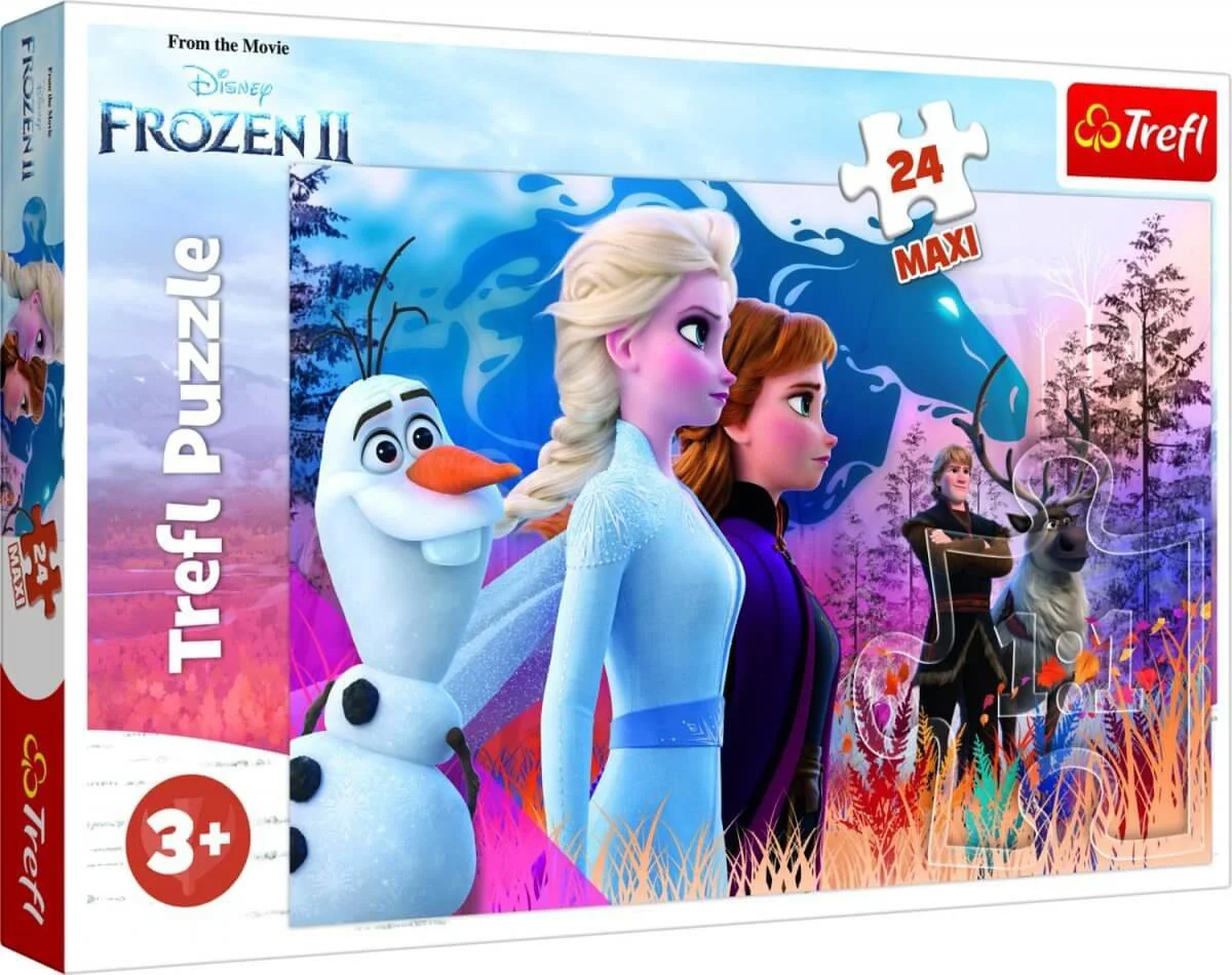 Maxi Puzzle Trefl Frozen2 Magical Journey, 24 piese foto