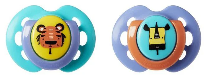Силиконовая пустышка Tommee Tippee Fun Style (0-6 мес.), 2 шт. foto