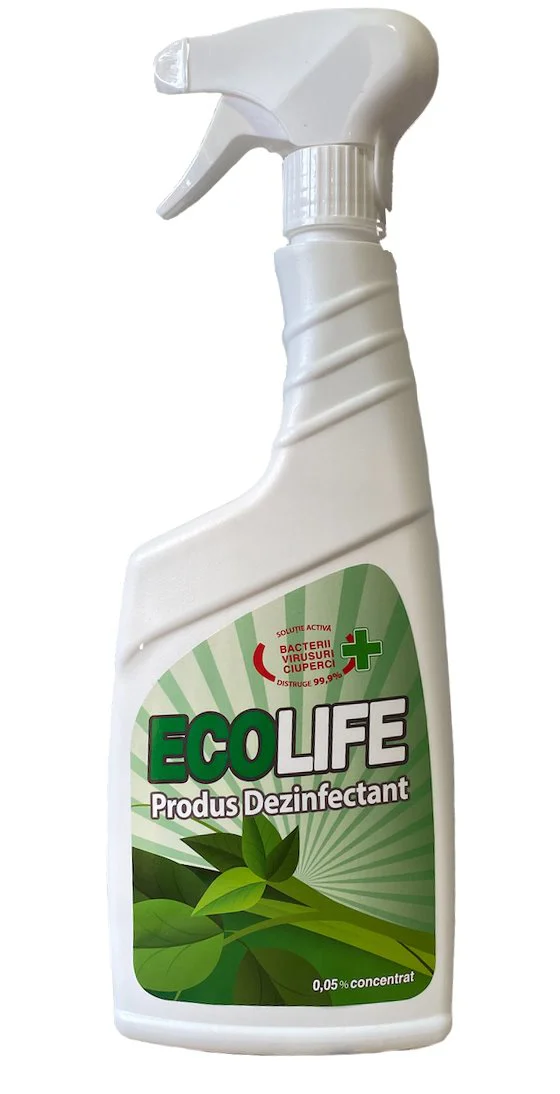 Жидкий дезинфектант Ecolife для рук и поверхностей, 750 мл foto