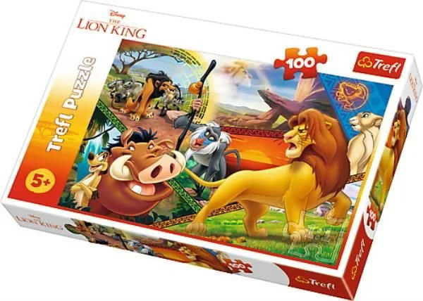 Puzzle Trefl The Lion King "Simba's Adventures", 100 piese foto
