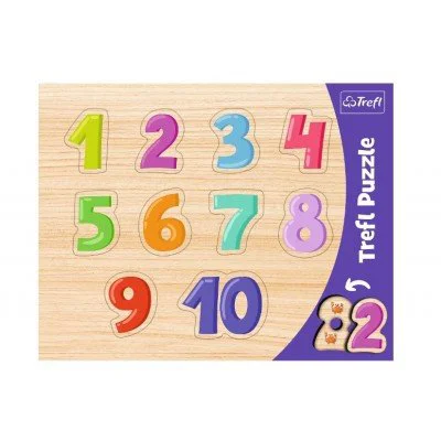 Puzzle Trefl "Frame Shaped Puzzles" Numbers, 10 piese foto