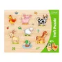 Puzzle Trefl "Frame Shaped Puzzles" Animals on the farm, 7 piese foto