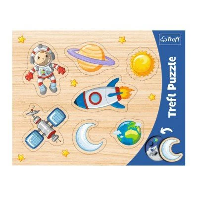 Puzzle Trefl "Frame Shaped Puzzles" Space, 10 piese foto