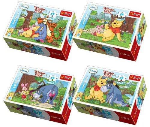 Puzzle Trefl Disney Winnie the Pooh -  Summer in the One Hundred Acre Wood, 54 MINI piese foto