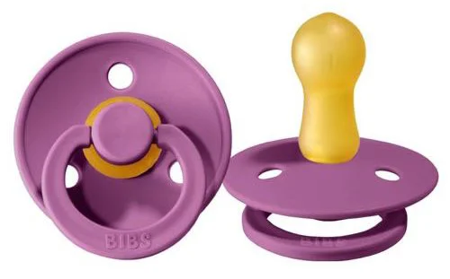 Suzeta rotunda BIBS Lavender din latex (6-18 luni) foto