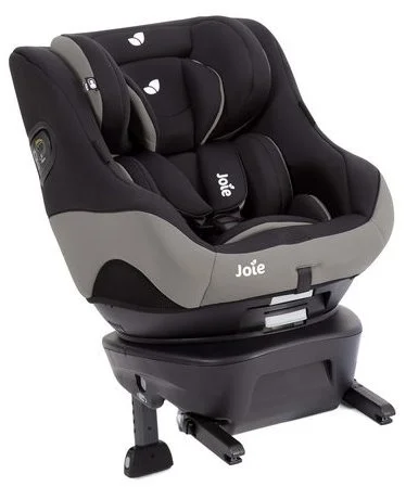 Scaun auto rotativ cu isofix Joie Spin Safe Black Pepper, 0-18 kg foto