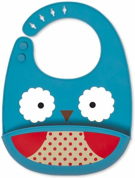 image for Bavetica de silicon Fold & Go Skip Hop Zoo Bufnita foto