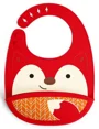 Bavetica de silicon Fold & Go Skip Hop Zoo Vulpe foto