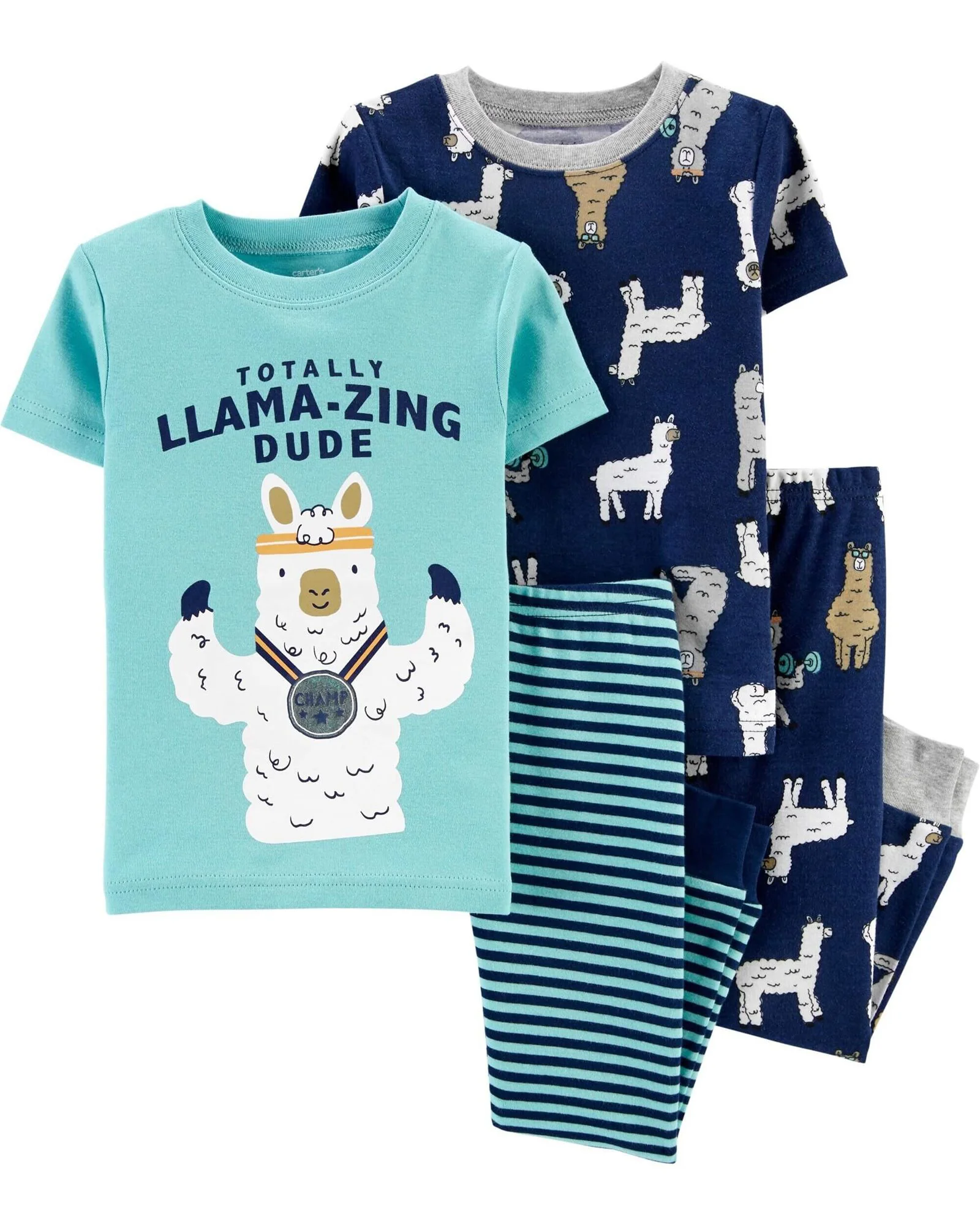 Carter's Set 2 pijamale Lama foto
