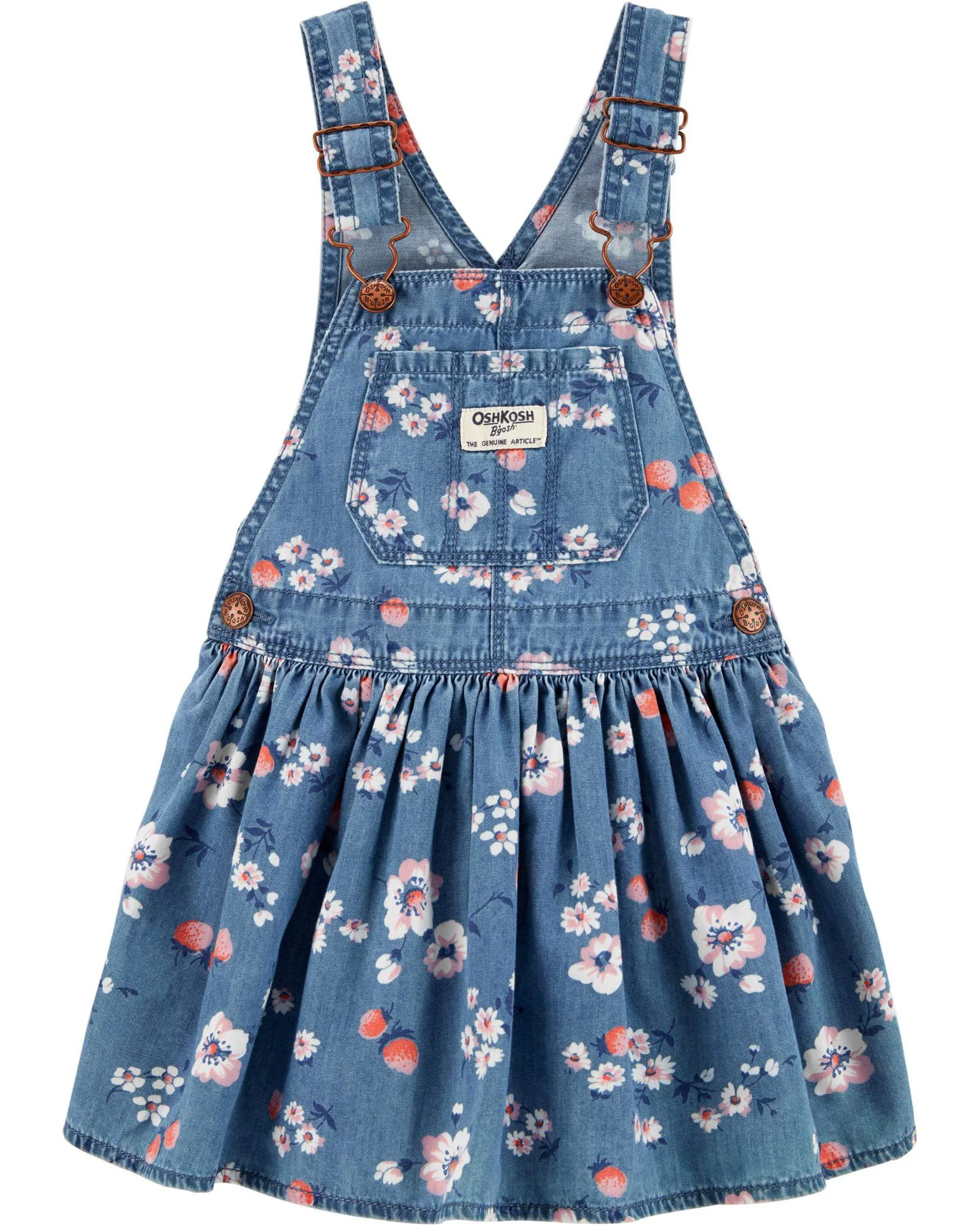 OshKosh Salopeta denim tip rochita Capsunele