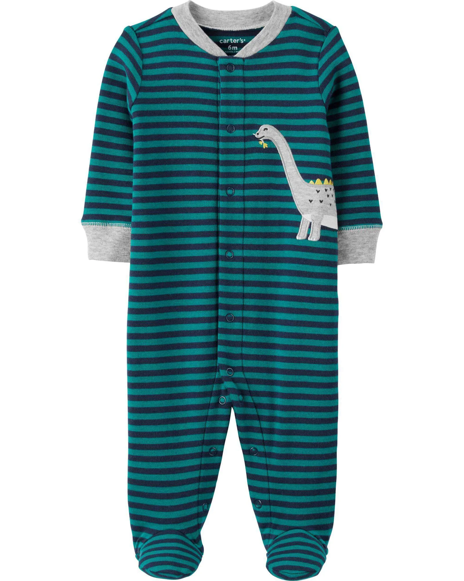 Carter's Pijama verde Dinozaur foto