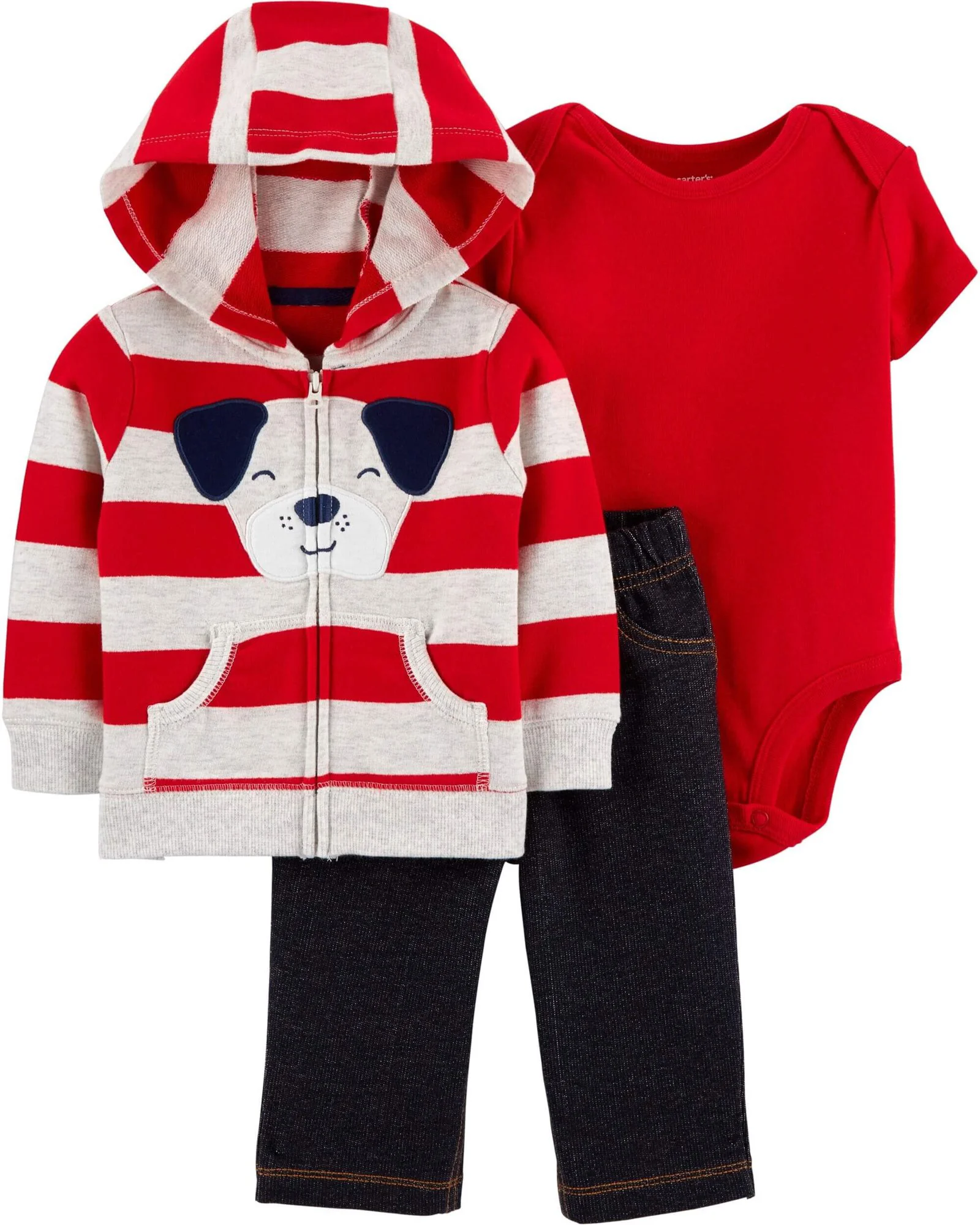 Carter's Set 3 piese Catel - hanorac, body si pantaloni foto
