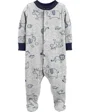 Carter's Pijama gri Animalute foto