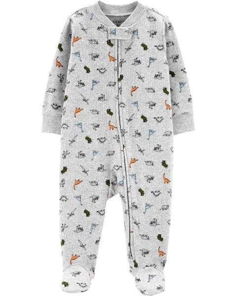 Carter's Pijama gri cu dinozauri foto