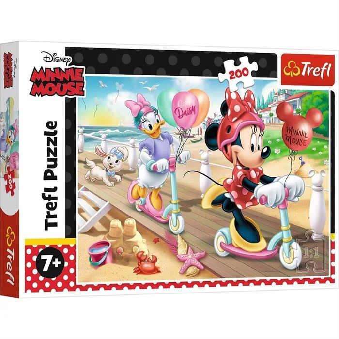 Пазл Trefl Disney Минни на пляже, 200 элементов