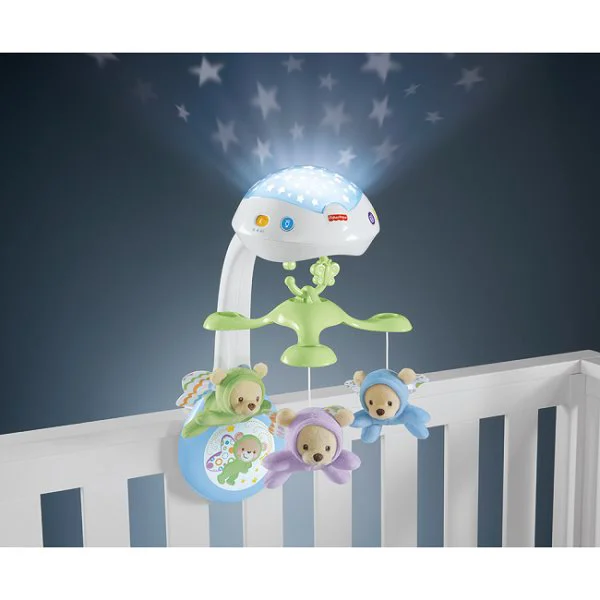 image for Carusel muzical pentru patut Fisher Price cu telecomanda foto