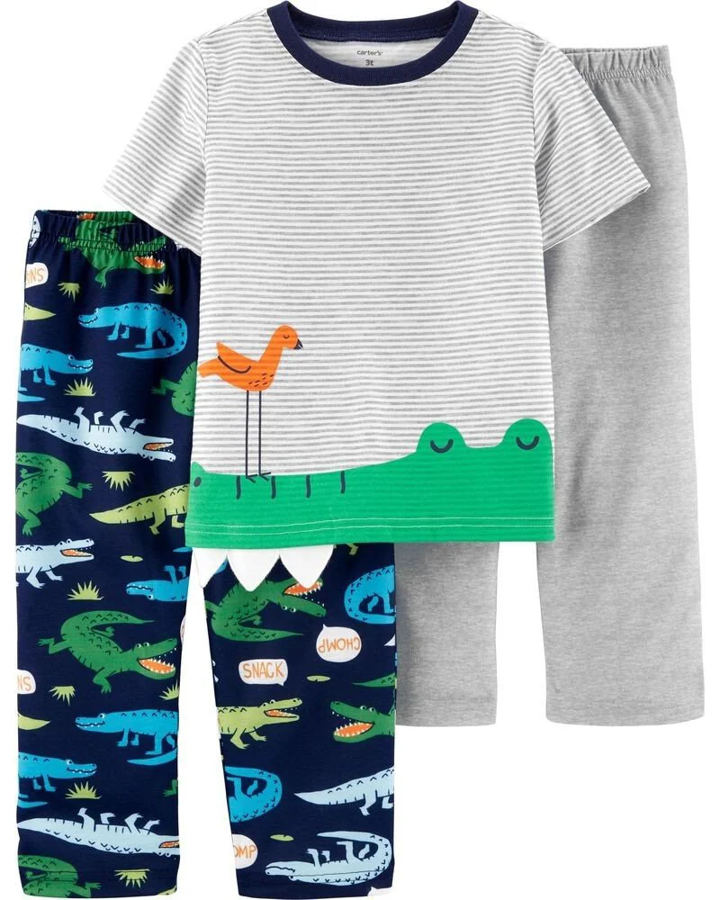 Carter's Set 3 piese Pijama Aligator foto