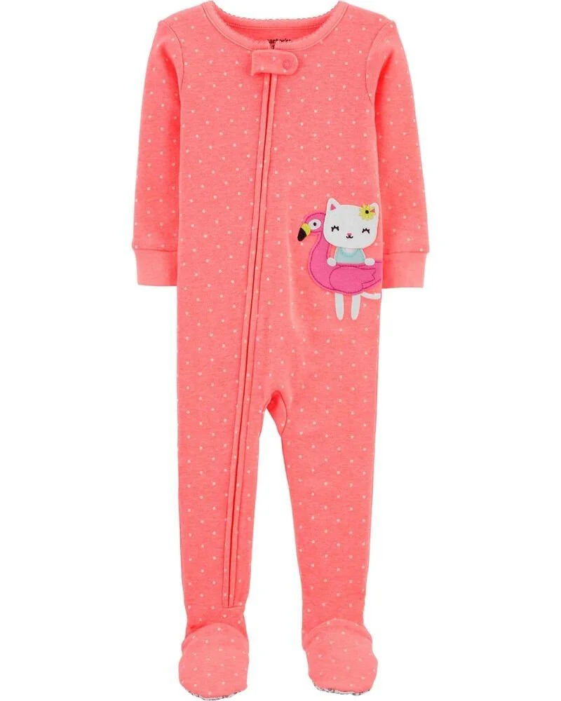 Carter's Pijama Flamingo si Pisicuta foto