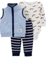 Carter's Set 3 piese Catel - vesta, body si pantaloni foto
