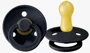 Suzeta rotunda BIBS Dark Denim din latex (6-18 luni) foto