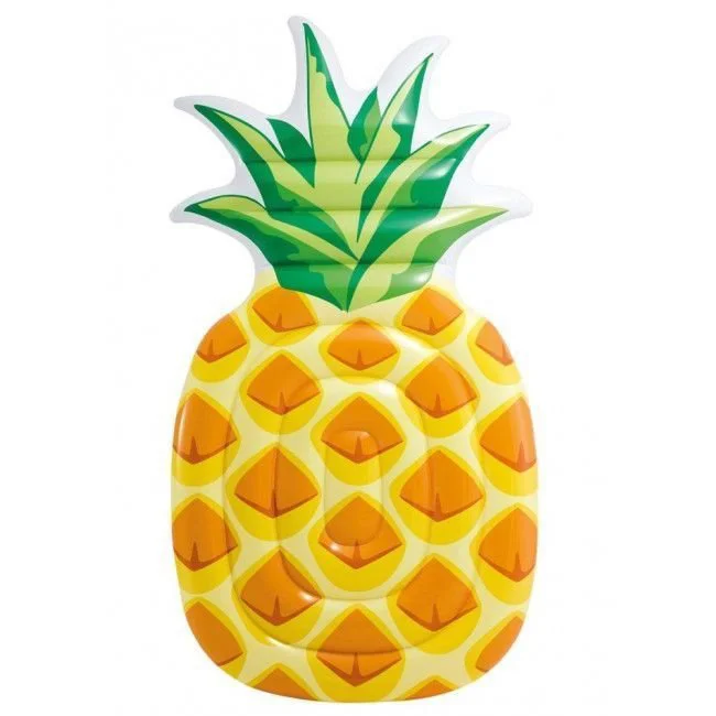 Saltea gonflabila Intex Ananas 211x114x23 cm foto