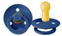 Suzeta rotunda BIBS Midnight din latex (0-6 luni) foto