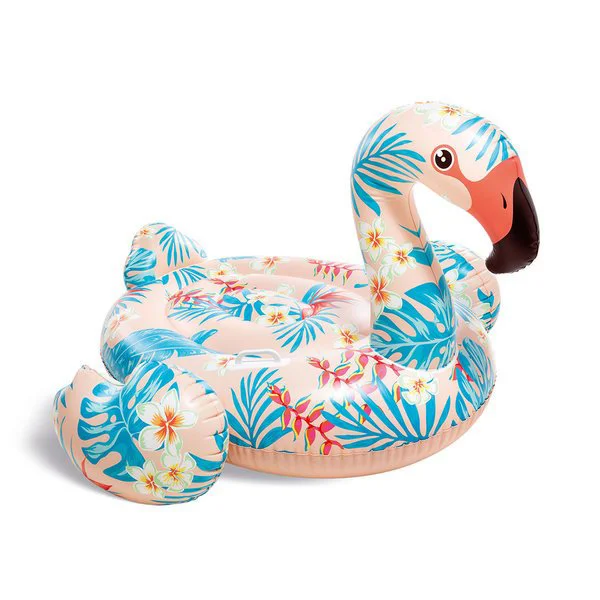 Pluta gonflabila Intex Flamingo Tropical 142x137x97cm, (3+ ani) foto