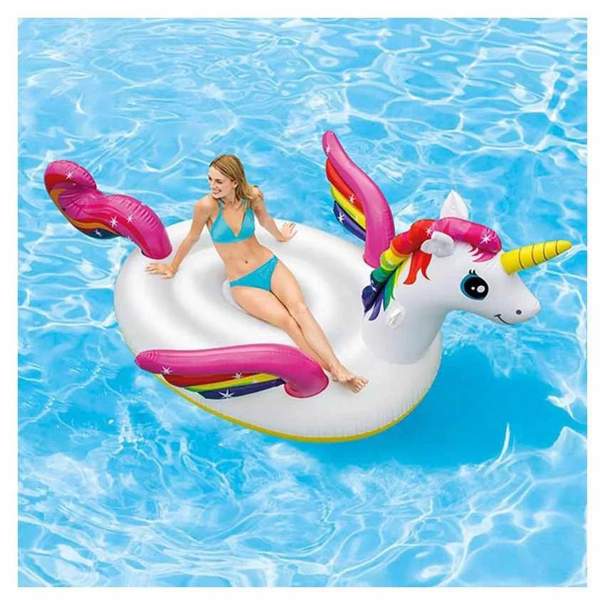 Pluta gonflabila Intex Mega Unicorn 287x193x165 (3+ ani) foto