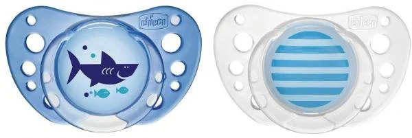 image for Пустышка латексная Chicco Physio Air Синяя (16-36 мес.), 2 шт. foto