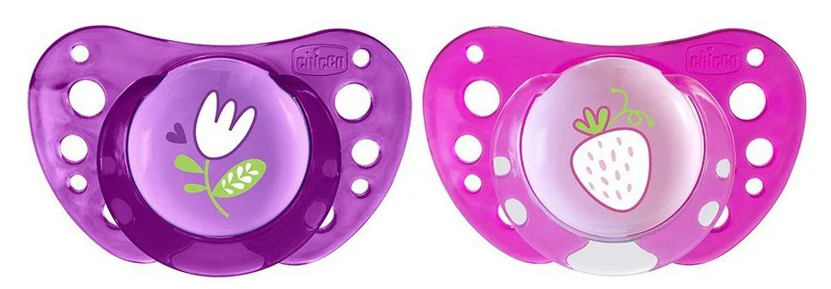 image for Пустышка Chicco Physio Air Pink силиконовая (16-36 мес.), 2 шт. foto