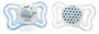 Пустышки силиконовые Chicco Physio Light Glow (2-6 мес.), 2 шт. foto