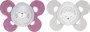 Пустышка силиконовая Chicco Physio Comfort Night Pink (16-36 мес.), 2 шт. foto