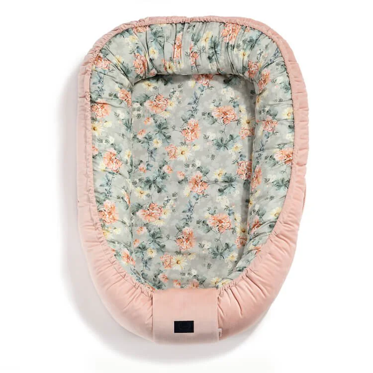 Бабинест La Millou Velvet Collection - Blooming Boutique - Powder Pink foto