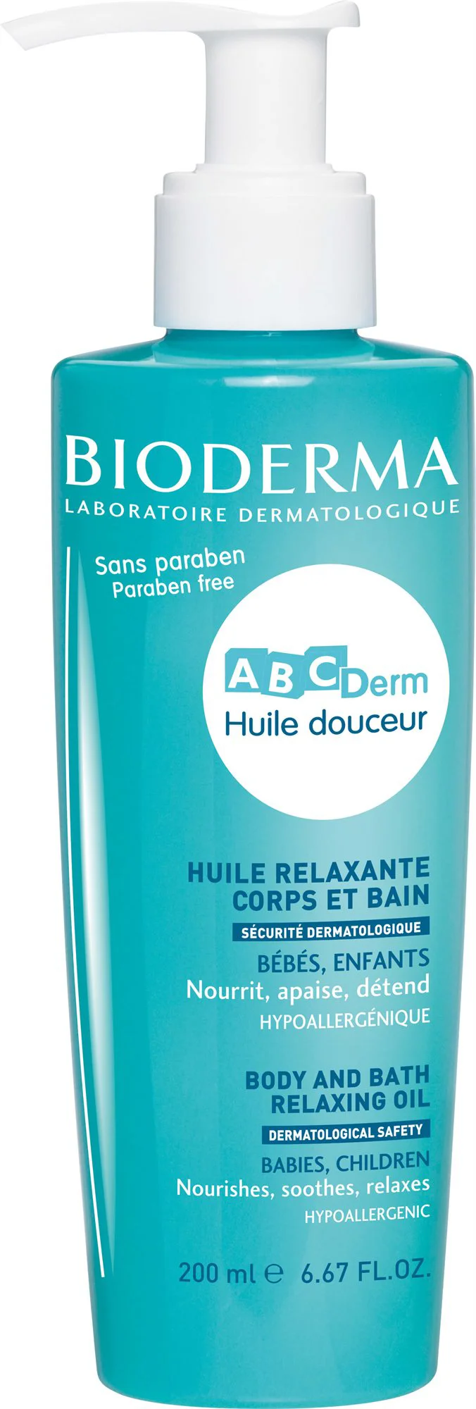 Детское масло для массажа и ванны BIODERMA ABCDerm, 200 мл
