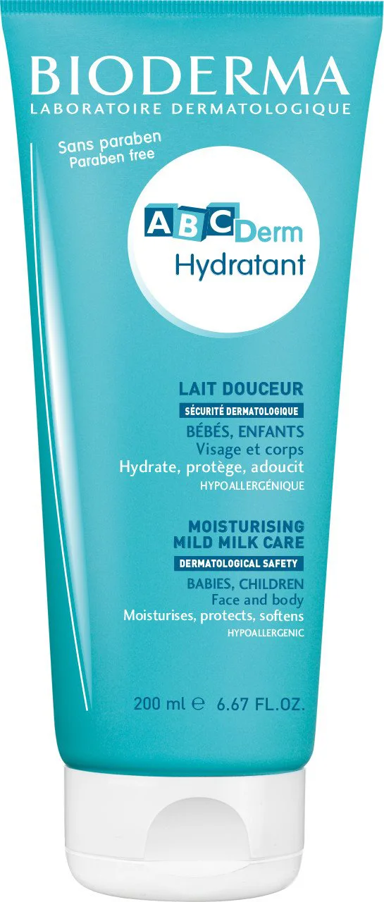 Увлажняющее молочко для детей BIODERMA ABCDerm, 200 мл