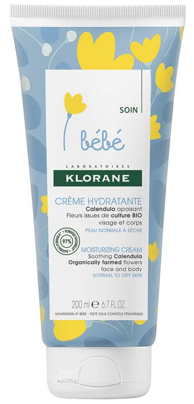 image for Детский увлажняющий крем с Календулой KLORANE Bebe, 200 мл foto