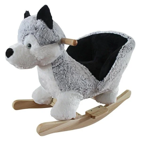 Balansoar cu sunete BabyGo Husky foto