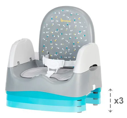 image for Booster pliabil Badabulle Home & Go, Grey foto
