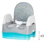 Booster pliabil Badabulle Home & Go, Grey foto