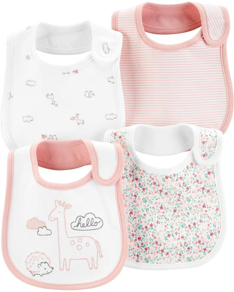 Carter's Set 4 bavete Girafa